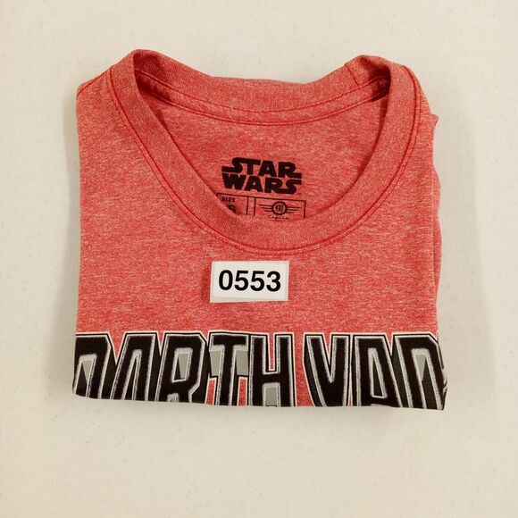 Star Wars Darth Vader T-Shirt Adult Small Short Sleeve Red‎ Mad Engine - Picture 9 of 9